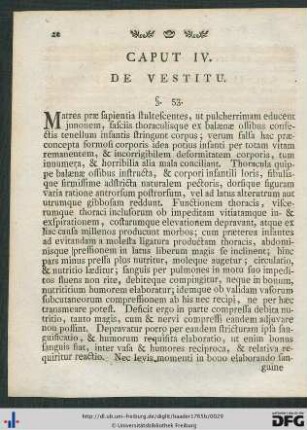 Caput IV. De Vestitu.