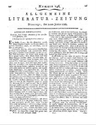 Paulitzky, H. F.: Medicinisch practische Beobachtungen. Slg. 2. Frankfurt am Main: Andreä 1786