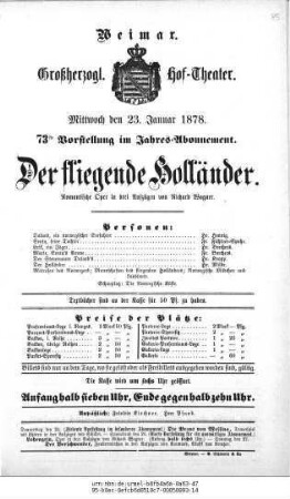 Der fliegende Holländer
