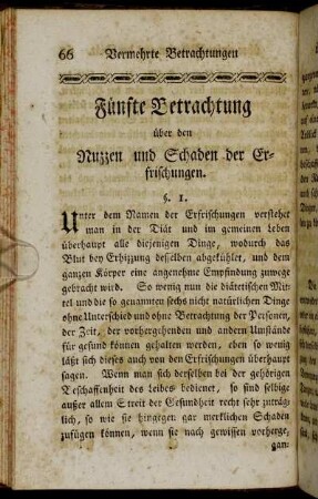 Fünfte Betrachtung - Achte Betrachtung