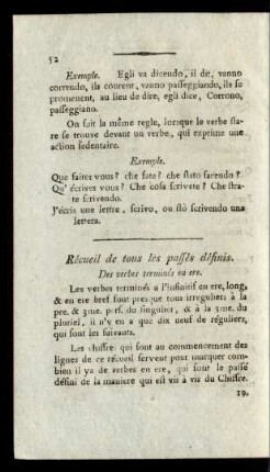 Récueil de tous les passés définis
