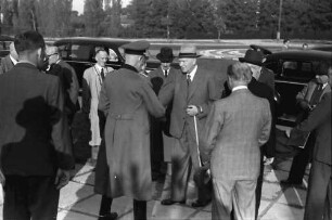 Baneasa: Begrüßung des Ministers