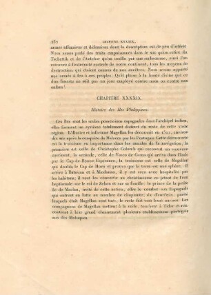 Chapitre XXXXIX. Histoire des Iles Philippines