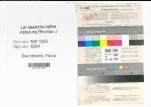 Entnazifizierung Franz Grundmann , geb. 13.08.1914 (Polizeibeamter)