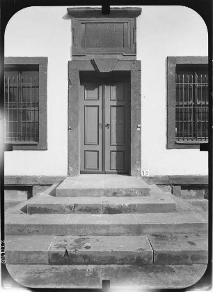 Saalfeld. Schloss (1677-1726). Portal am Nordflügel