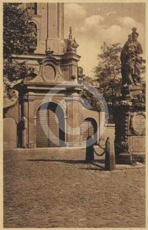 Hauptportal der Mauritiuskirche Breslau