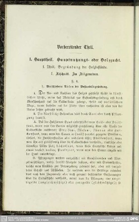 Vorbereitender Theil