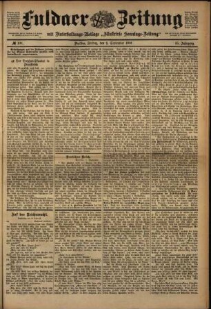 Ausgabe vom Freitag, den 02. September 1898.
