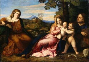 Die Heilige Familie mit der heiligen Katharina