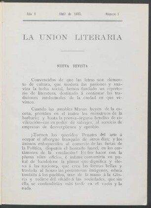 Nueva revista