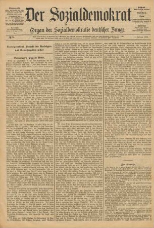 No. 5. 3. Februar 1889.