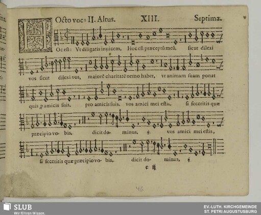 XIII. Hoc est praeceptum meum