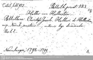 Bibliothecae privatae 0583
