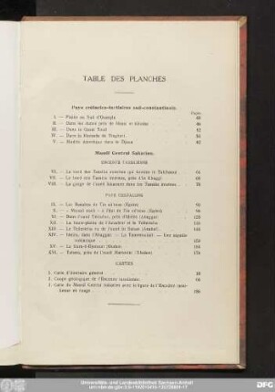 Table Des Planches