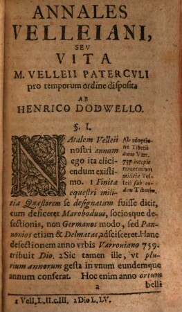 Velleii Patercvli Qvae Svpersvnt