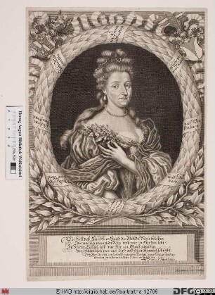 Bildnis Sophia Margaretha Freifrau von Löwen, geb. von Thuna