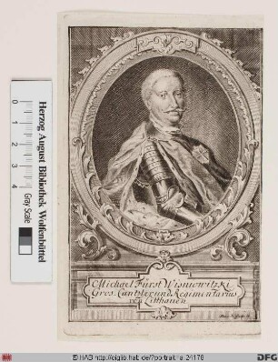 Bildnis Michał Serwacy Fürst Wiśniowiecki