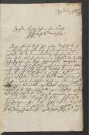 Brief von Unbekannt an Regensburgische Botanische Gesellschaft