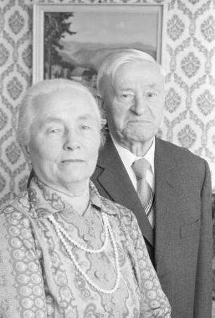 Diamanthochzeit der Eheleute Anna und Georg Mayer aus Grötzingen