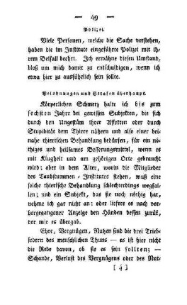 Belohnungen und Strafen überhaupt