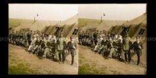 Soldaten vor Zeltlager, Montmedy