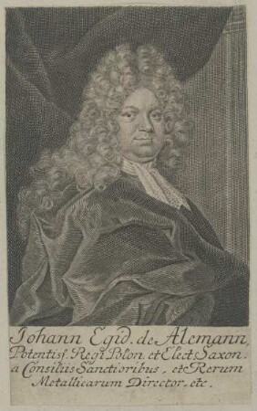 Bildnis des Johannes Egid. de Alemann