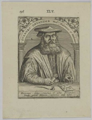 Bildnis des Ioannes Dryander