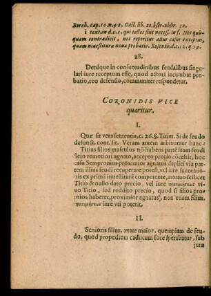 Coronidis Vice quaeritur.