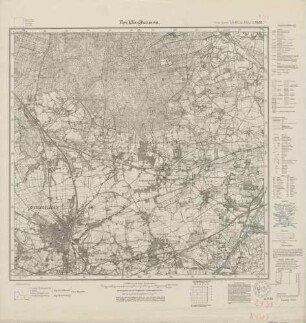 4309 (alte Nr.: 2431) Recklinghausen, Meßtischblatt (4cm - Karte)