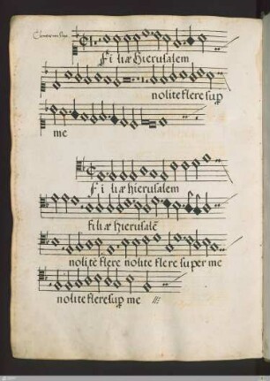 Clemens non Papa : Filiae Hierusalem