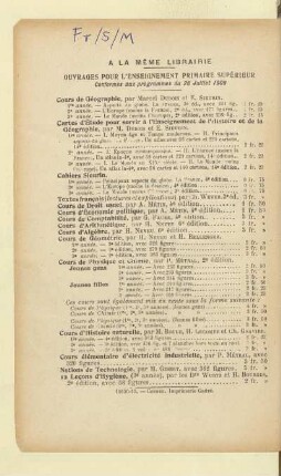 A la Même Librairie