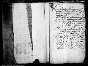 Witwe und Erben des verstorbenen Domdechanten von Geist wieder den jetzigen Domdechanten Freiherrn von der Schulenburg wegen des Nachjahres ratione Decanatus