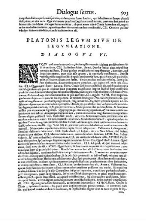 Dialogus VI