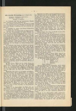 Achte ordentliche Versammlung vom 19. April 1879