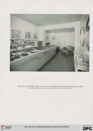 Verkaufsladen einer Feinbäckerei