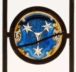 Kabinettscheibe mit Wappen der Nürnberger Patrizierfamilie Geuder von Heroldsberg