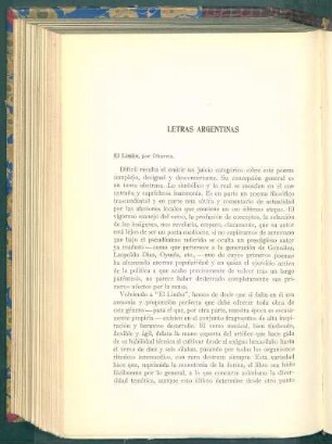 Letras argentinas
