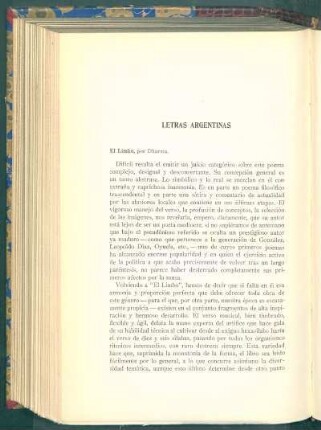 Letras argentinas