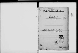 Elble, Friedrich August; Landgerichtsdirektor; geb. 24.2.1883 in Meersburg; gest. 5.1.1967 in Konstanz