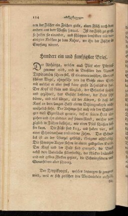 Hundert und ein und funfzigster Brief. - Hundert und sechzigster Brief.