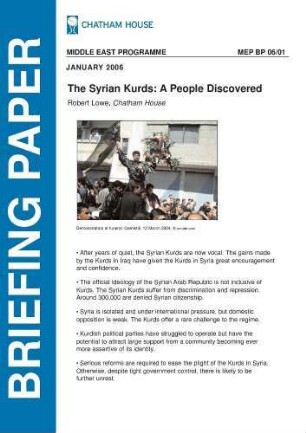 The Syrian Kurds : a people discovered