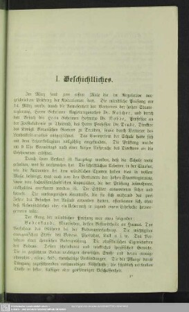 I. Geschichtliches