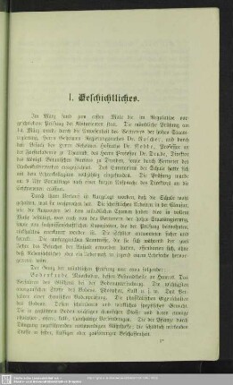 I. Geschichtliches