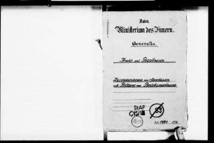 Zusammenlegung kleinerer Sparkassen, Bildung von Bezirkssparkassen
