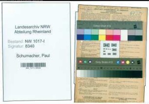 Entnazifizierung Paul Schumacher , geb. 20.12.1894 (Dreher)