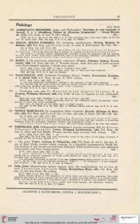 Philology (Nr. 128-136)