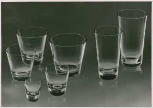 Glasbecher "B 62" und "B 61" von Richard Süßmuth Glashütte Immenhausen