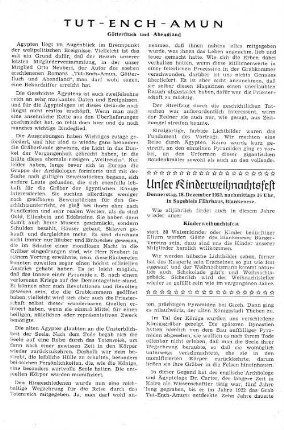 Tut-Ench-Amun Götterfluch und Abendland