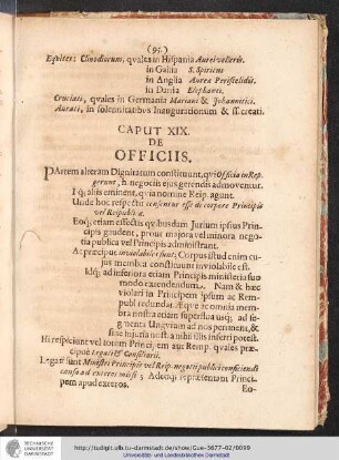 CAPUT XIX. DE OFFICIIS.