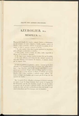 Azerolier. Duh. Mespilus. Lin.